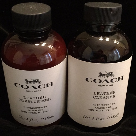 Coach Accessories - Coach 4 oz each leather cleaner and moisturizer